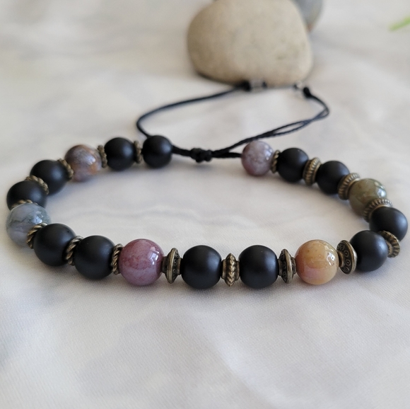 Handmade beaded Bracelet For Men - Picture 5 of 6